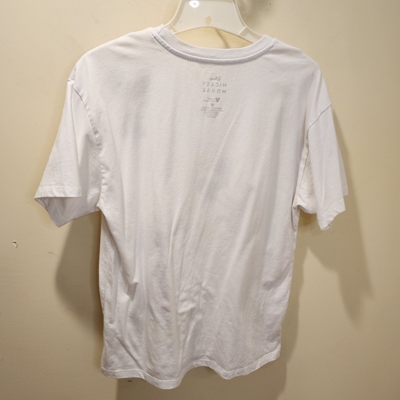 Disne Mickey Mouse White Women's T-shirt size M - Picture 7 of 10